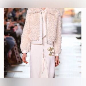 Tory Burch Camilla fur jacket size XL great condition